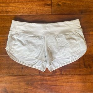 White Lululemon Shorts